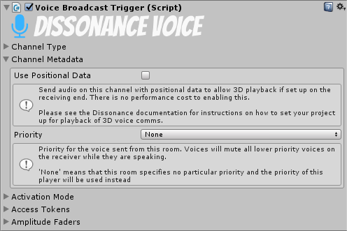 Voice Broadcast Trigger - Channel Metadata